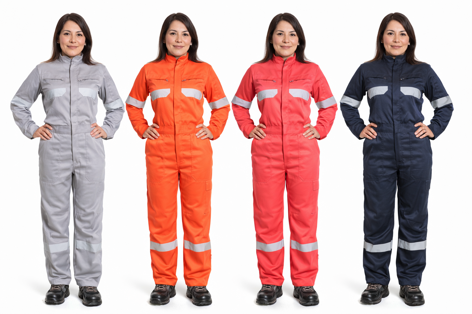 OVEROL GABARDINA MUJER C/REFLECTANTE