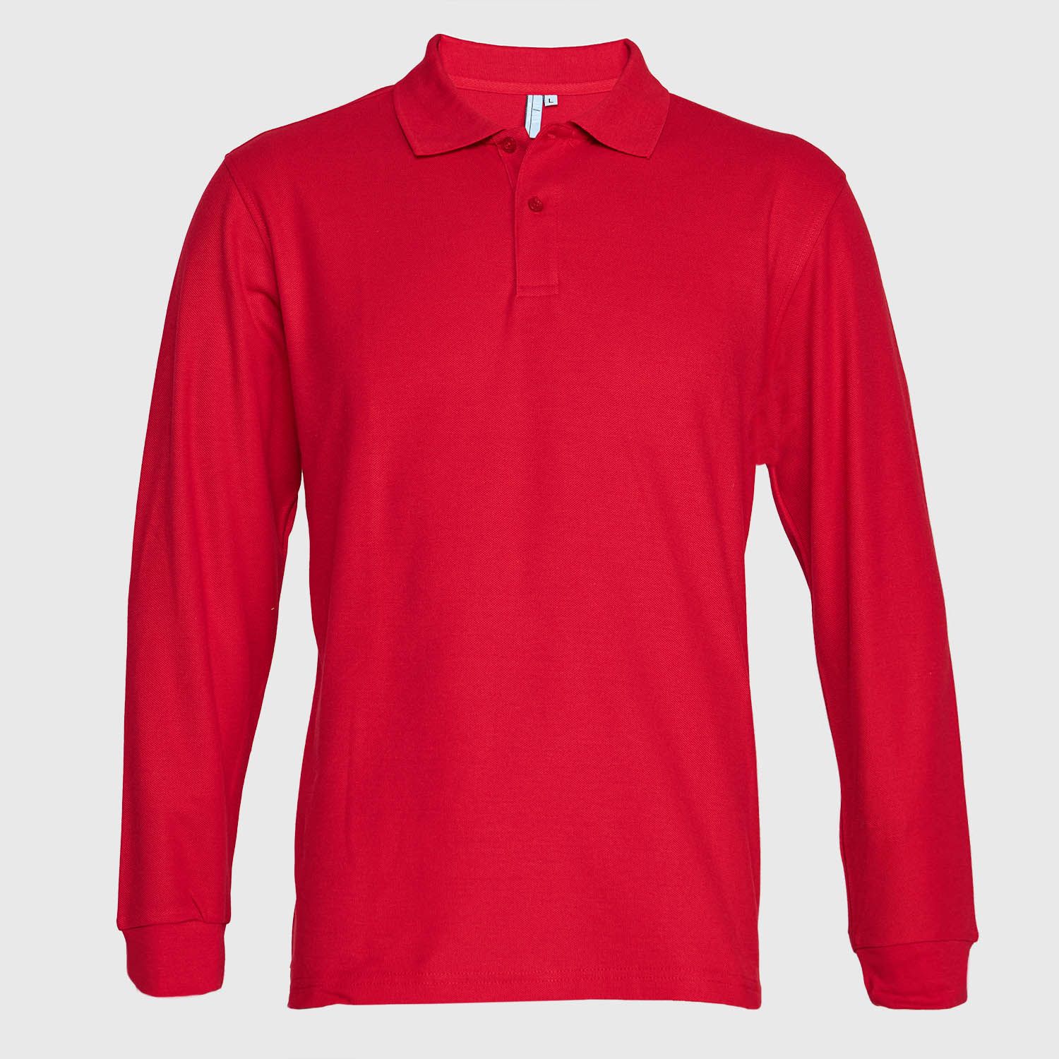 POLERA PIQUE HOMBRE MANGA LARGA - Imagen 4